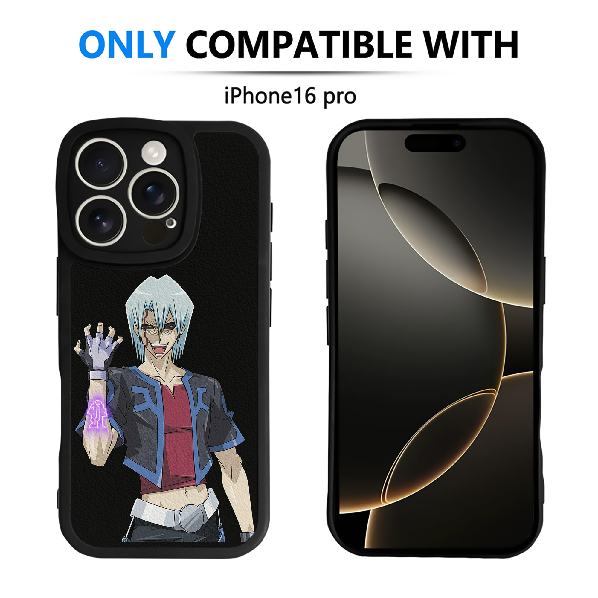 遊☆戯☆王 Yu-Gi-Oh! 【iPhone 16シリーズ対応】シリコンスマホケース（レザー調） 材質：シリコン